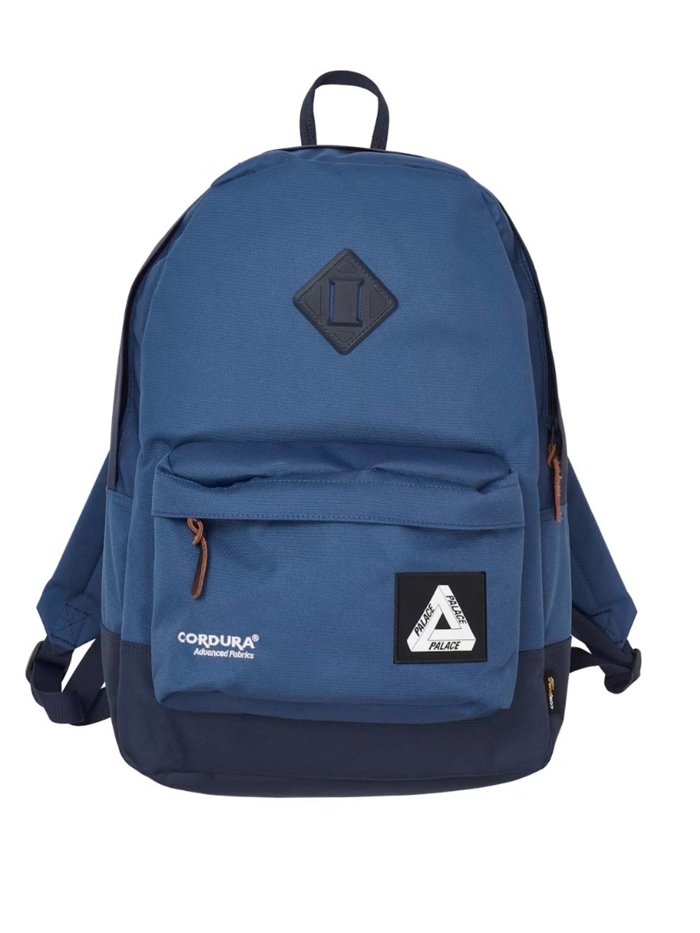 Palace Cordura Duck Canvas Backpack 'Blue / Navy' FW24 Travel Gym Book Bag Zip